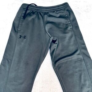 Under Armour Green Athletic Jogger Pants Med. Performance Training Drawstring